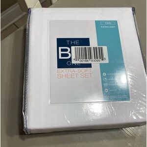 The Big One Twin Size Microfiber Extra Soft Sheet Set White 3 pieces White
